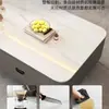 Mesa de Centro para Sala de Estar, Adecuada para Apartamentos Pequeños, Nuevo Modelo 2026, Lujo Ligero con un Toque de Alta Gama, Mesa de Centro con Almacenamiento de Pie y Combinación de Mueble para TV
