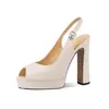 Zapatos Impermeables de Plataforma con Tacón Super Alto, Sandalias de Tacón Grueso con Punta Abierta para Mujer, Cuero Genuino de Verano Modelo 2026 de Comercio Exterior Zapatos de Pasarela para Mujeres Pequeñas, 14cm