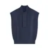 Chaleco de Punto sin Mangas para Mujer 2026 Principios de Otoño Nuevo Estilo Francés Lujo Ligero Chaleco de Cinta Camisola Top Venta al por Mayor