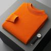 Outono e Inverno puro 100 camisola de lã masculina meia gola tartaruga pullover engrossado plus size camisola de cashmere camisola masculina