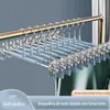 Suporte para calças clipe sem costura forte para calças domésticas armazenamento para secagem clipe para saias varal clipe para calças atacado geração