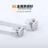 Cerradura para puerta de vitrina de cristal sin agujeros hebilla de puerta corredera cerradura de puerta simple doble puerta corredera cerradura para gabinete de teléfono móvil puerta de gabinete cerradura dentada