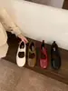 Zapatos de ballet plateados estilo vintage de nicho para la noche, modelo nuevo 2022, zapatos planos de suela blanda, zapatos Mary Jane de hada delicada