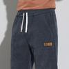 Pantalones Jogger de Pana para Hombre, Estilo Primavera y Otoño, Pantalones Casuales con Parches, Pantalones Deportivos de Chándal, Nuevos Pantalones Largos Sueltos 2025