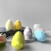 Molde de Silicona para Vela de Pascua con Forma de Huevo Decoraciones de Pascua DIY Jabón Artesanal Molde para Hornear Chocolate