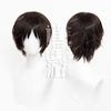 Peruca Cosplay Giant Allen Couro cabeludo Simulador Top Cabelo Curto Preto Marrom Cabeça Juvenil cosplay