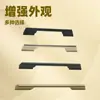 Manija Extensible Perfil de Puerta de Armario Gabinete Manija Simple Negra Dorada Gris Aleación de Aluminio Sólido Cajón de Mueble Mesa