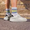 Zapatillas Tianquan Hongxing Erke para Hombre Verano Zapatos Blancos Transpirables Zapatos Deportivos Zapatos Casuales para Estudiantes Ligeros y Transpirables