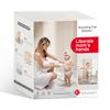 Artefato de Banho de Pé para Bebê Suporte Auxiliar para Lavar o Bumbum de Bebês e Crianças Pequenas Mesa de Chuveiro de Pé Antiderrapante para Crianças