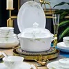 Juego de Cuenco y Plato de Color Bajo Esmalte a Alta Temperatura para el Hogar Cerámica Jingdezhen Vajilla Regalo de Inauguración de Casa Juego de Cuenco y Plato Moderno Sencillo