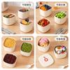 Caja Congelador Reenvasada de Arroz Multicereales Younai Arroz Integral Comida Baja en Grasa Caja de Almuerzo Caja para Ensalada Caja de Almacenamiento de Alimentos para Refrigerador