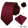 Broche Toalha de Bolso para Gravata de Negócios Masculina Acessórios para Terno Cerimônia de Casamento Banquete Gravata Risca de Vinho Puro