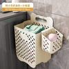 Cesta de Lavandería Plegable de Pared para Almacenamiento en el Hogar, Cesta de Almacenamiento de Ropa Sucia para Baño, Cesto Plegable para Ropa Sucia