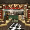 Decoración retro nostálgica del viejo Shanghái estilo República de China fotografía tela de fondo para fotografía papel tapiz script kill celebridad de internet Fondo de pantalla en vivo