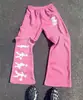 Calça Casual Solta Estilo Reto Americano Retro 3D Impresso Padrão Personalizado Mais Vendida Unissex Em Estoque