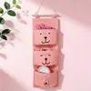 Bolsa Colgante de Tela para Almacenamiento Detrás de la Puerta, Bolsa de Almacenamiento para Mesita de Noche, Bolsa Colgante de Pared para Almacenamiento de Calcetines, Almacenamiento Colgante de Pared para Mesita de Noche para Dormitorio