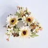 Guirlanda de Velas com 3 Margaridas Jantar Romântico de Dia dos Namorados Decorações de Mesa Adereços para Sessão de Fotos Decoração de Mesa