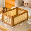 Cesta de Almacenamiento de Escritorio Cesta de Almacenamiento Rectangular para Jardín de Infancia Caja de Almacenamiento para Artículos Varios de Cocina Caja de Almacenamiento de Juguetes