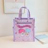Nueva Bolsa de Maquillaje de Tela Oxford Doble Capa Kulomi Bolsa de Arte Bolsa de Mano Estudiante con Estampado de Dibujos Animados Linda