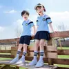 Ropa de Verano para Jardín de Infancia Estilo Deportivo Ropa de Clase Traje de Uniforme Escolar para Niños Ropa de Clase para Estudiantes de Primaria Ropa para Foto de Graduación de Verano
