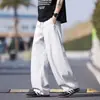 26 Pantalones Deportivos Casuales de Pierna Recta para Hombre de Primavera y Verano, Pantalones Anchos Sueltos Estilo Hong Kong, Pantalones de Trabajo Americanos tipo Paracaidista, Modernos