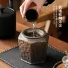 Tarro para Residuos de Té, Mesa de Té, Tarro para Agua de Lavado, Filtro de Hojas de Té de Cerámica, Tarro de Té Creativo, Accesorios para Juego de Té, Lavabo para Té, Retro