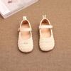 Zapatos de Cuero Pequeños para Niños 2025 Primavera y Otoño Nuevo Estilo Coreano Combinable Lazo Zapatos de Princesa Niñas Suela Suave Zapatos de Bebé