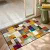 Alfombrilla Absorbente para Pies de Baño de Tierra de Diatomeas Suave Estilo Americano, Alfombra para Inodoro y Lavabo, Alfombrilla Antideslizante para Baño