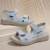 2026 sandalias deportivas casuales de verano nuevas para vacaciones, de suela gruesa, ligeras, para exteriores, que aumentan la altura, versátiles