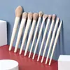 Set de 10 Brochas de Maquillaje de Cero Grados, Set Completo de Pinceles Suaves para Sombra de Ojos y Labios, Pincel para Rubor y Sombra de Nariz, Herramientas de Maquillaje, Al por Mayor en Stock