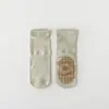 Calcetines Finos de Algodón para Andadores de Bebé con Calcetines Antideslizantes de Gel para Niños y Niñas Calcetines de Malla de Media Pantorrilla para Niños Calcetines para el Piso de Bebé