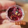 Otoño e Invierno lentejuelas para uñas al por mayor Super Flash estrella mariposa octogonal brillo color mágico blanco polígono decoraciones para uñas