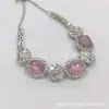Pulsera de Calcedonia Verde Emperador de Hielo Incrustada con Perlas de Huevo de Paloma, Pulsera de Jadeíta Esmeralda Ágata Rojo-Verde Incrustada con Cobre y Piedra Lunar Blanca