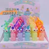 Nuevo Lindo Dibujo Animado Sanrio Silicona Mini 6 Colores Resaltador Alto Valor de Color Marcador de Color para Estudiante