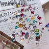 Pedrería con Forma de Diamante de Colores Caramelo para Uñas, Diamantes Brillantes para Uñas Famosos en Internet, Pedrería de Cristal de Mono Pequeño para Decoración de Uñas