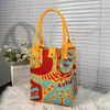Bolso Tote de Punto de Gran Capacidad para el Viaje Diario, Regalo de Vacaciones, Bolso de Mano Souvenir, Bolso de Mano, Bolso de Hombro Único para Mujer