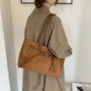 Bolso de Gamuza para Viajes 2026 Nuevo de Moda Otoño Retro Bolso de Hombro Melard Bolso Tote de Gran Capacidad