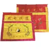 Toalha de Mesa para Templo Doméstico com Padrão de Dragão Duplo e Bagua, Itens Decorativos Taoístas, Luz de Buda Brilhando Sobre Lótus Toalha de Mesa