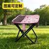 Fornecido diretamente pelo fabricante, banquinho mini portátil dobrável para uso externo, adequado para montar barracas, desenhar e lazer, pode ser impresso com um logotipo