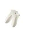 Meias Novas Femininas para Primavera e Verão Meias Brancas Bordadas Femininas Anti-Pilling Meias Esportivas Cano Curto Respiráveis Modernas Meias de Algodão Cano Curto para Mulheres