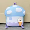 Mochila Nueva para Bebés de Jardín de Infancia Linda Casa de Champiñón Mochila Cáscara de Huevo para Niños y Niñas Ligera Versátil Bolsa Infantil