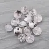 Polvo de Fantasma Blanco Natural Copo de Nieve Fantasma Cuentas Sueltas Pulseras para Hombres y Mujeres Pulseras Hechas a Mano DIY Cristal Multi-Tesoro