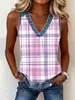Chaleco Estampado de Cuadros sin Mangas con Cuello en V TEMU Ropa de Verano para Mujer Transfronteriza Europea y Americana Amazon