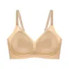 Sutiã Feminino Plus Size Sem Costura com Aroma de Camélia, Copas Vazadas, Respirável, Sensação Fresca, Efeito Levanta Seios, Suporte Lateral, Costas Bonitas, Sem Aro