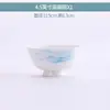 Tigela Prato Prato Colher de Porcelana Óssea In-Glaze Combinação Livre Conjunto Completo Doméstico Cerâmica Jingdezhen Tigela Grande Tigela Pequena Tigela para Sopa Macarrão
