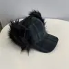Gorra de Lei Feng de Felpa a Cuadros Coreana con Orejeras para Mujer, Gorra de Béisbol Versátil de Moda para Otoño e Invierno, Gorra de Vuelo Cálida para Adelgazar el Rostro