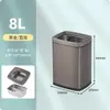 Cubo Comercial de Acero Inoxidable para Residuo de Té con Tubería de Drenaje, Cubo con Filtro Separador de Desechos de Té, Cubo Grande de Agua para Preparar Té en la Sala de Té