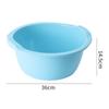Lavabo Binaural Doméstico Lavabo de Cocina para Lavar Verduras Lavabo de Plástico Grueso para Adultos y Bebés Lavabo de Plástico para Lavandería y Lavado de Pies Lavabo de Plástico
