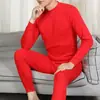 Ropa de otoño pantalones largos para hombre ropa de otoño roja ropa interior térmica traje de hombre suéter año de nacimiento rojo rojo chino Nuevo