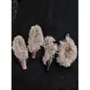 Zapatos de Salón Individuales Estilo Retro de Diseño de Nicho 2026 Otoño e Invierno Nuevo Estilo Forrados de Lana Calientes Mary Jane de Cuero Puntiagudos Zapatos Peludos